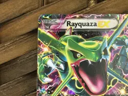 Pokemon TCG Rayquaza EX XY Black Star Promo XY66 Holo MP HP - Image 2