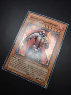 YUGIOH 2004 | THESTALOS THE FIRE MONARCH | RDS-DE021 | 1ST | GERMAN | VG (MP) - Image 3