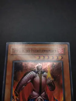 YUGIOH 2004 | THESTALOS THE FIRE MONARCH | RDS-DE021 | 1ST | GERMAN | VG (MP) - Image 4