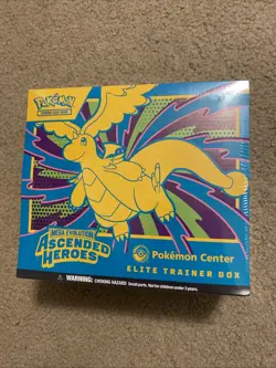 2026 Pokemon Ascended Heroes Pokemon Center Sealed ETB Elite Trainer Box - Image 1