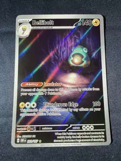 Pokemon TCG Bellibolt 201/197 SV03: Obsidian Flames Illustration Rare Holo - Image 1