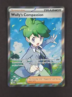 2025 Pokemon WALLY'S COMPASSION #176/132 Mega Evolution Ultra Rare ENG - Image 1