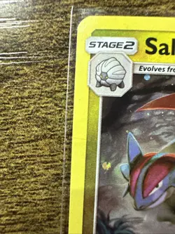 Salamence SM140, Sun & Moon Black Star Promo Cosmo Holo, Pokemon TCG, LP - Image 2