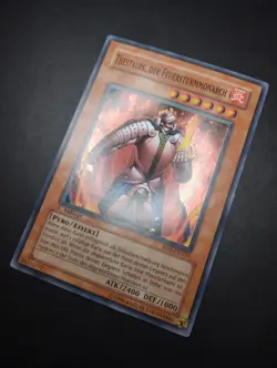 YUGIOH 2004 | THESTALOS THE FIRE MONARCH | RDS-DE021 | 1ST | GERMAN | EXCELLENT - Image 3