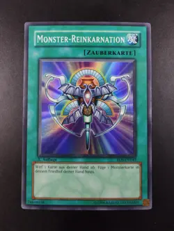 YUGIOH 2004 | MONSTER REINCARNATION | RDS-DE045 | 1ST | GERMAN | EXCELLENT - VG - Image 1