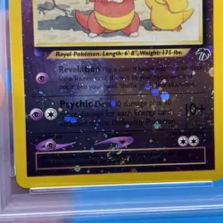 Slowking PSA 9 Mint Pokemon Southern Islands 2001 Reverse Holo Promo 14/18 SWIRL - Image 2