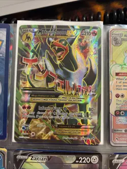 Pokemon TCG M Houndoom EX Ultra Rare Full Art 154/162 Breakthrough - Image 1