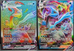 Kyurem VMAX Secret Rare 197/196 + Ultra Rare 049/196 Pokemon TCG Lost Origin NM - Image 1