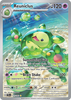 Reuniclus 171/162 Illustration Rare Temporal Forces Pokemon Near Mint - Image 1