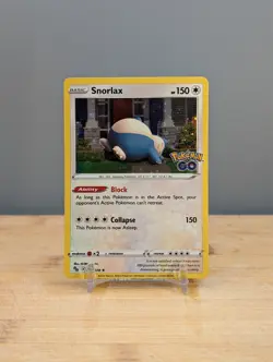 2022 Pokemon Go Stamp Promos Snorlax #055 - Image 1