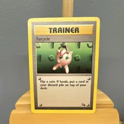 Wizards Pokemon Recycle Uncommon Trainer Fossil 1999 61/62 Unlimited Regular - Image 1