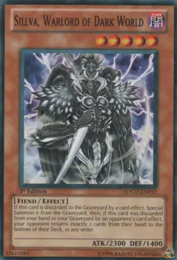 Sillva, Warlord of Dark World - SDGU-EN012 - Common - 1st Edition - Lightly Play - Image 1