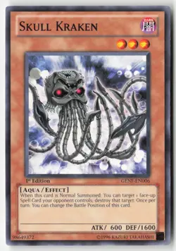 Yugioh - Skull Kraken GENF-EN006 1st Edition - Generation Force - Image 1