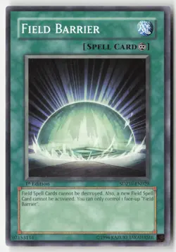 Yugioh - Field Barrier SDZW-EN028 1st Edition - Structure Deck: Zombie World - Image 1