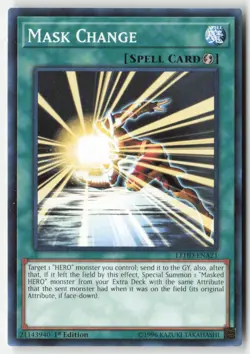 Yugioh - Mask Change LEHD-ENA21 1st Edition - Legendary Hero Decks - Image 1