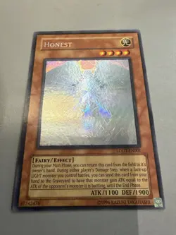Honest (Ghost Rare) LODT-EN001 Light of Destruction Unlimited No Scratches! - Image 5