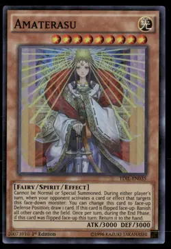 Amaterasu The Dark Illusion TDIL-EN035 Super Rare Yugioh Lightly Played - Image 1