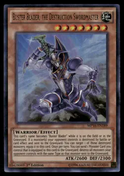 Buster Blader, the Destruction Swordmaster 2016 Mega-Tin Mega Pack MP16-EN189 LP - Image 1