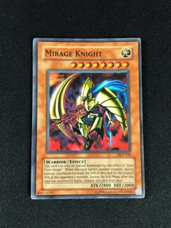 YUGIOH MIRAGE KNIGHT DCR-018 SUPER PLAY/EDGEWARE - Image 1