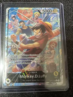 Bandai Monkey D. Luffy OP15-098 Leader Alt Art Foil One Piece EN 5000 - Image 1
