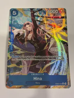 Hina (Alternate Art) EB03-025 Extra Booster: One Piece Heroines Edition Foil - Image 1