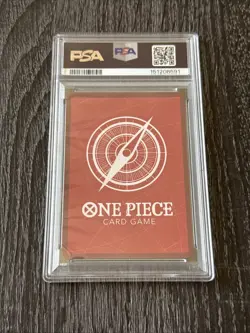 2024 One Piece Monkey D. Luffy ST13-003 Leader Black White Alternate Art PSA 10 - Image 2
