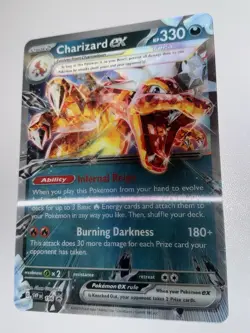 Pokemon TCG Charizard EX 196 Black Star Promo Jumbo Card MINT Condition - Image 1