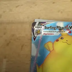 Surfing Pikachu VMAX 009/025 Celebrations Holo Rare Pokemon Card NM English - Image 2