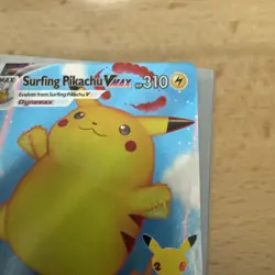 Surfing Pikachu VMAX 009/025 Celebrations Holo Rare Pokemon Card NM English - Image 3