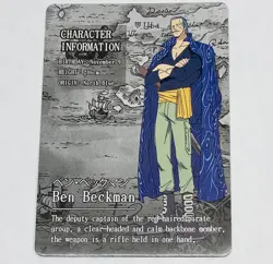 Ben Beckman - One Piece Trading Card Skypiea SR 033 DP KDAI01 Holo Foil Tc5 - Image 2