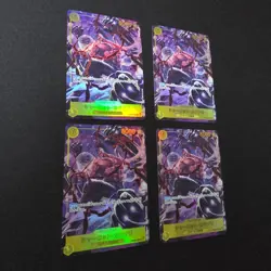 One Piece Cards Charlotte Katakuri OP03 SEC Parallel 4-Card Set - Image 1