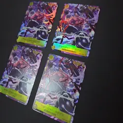 One Piece Cards Charlotte Katakuri OP03 SEC Parallel 4-Card Set - Image 2