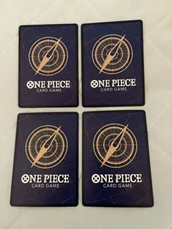 One Piece Cards Hody Jones SR Parallel OP06-035 4-Card Lot - Image 2
