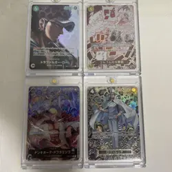 One Piece Cards 4-Card Bulk Lot - Image 1