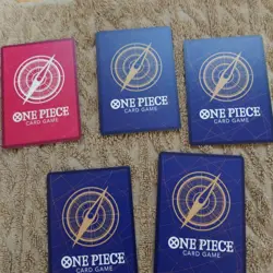 One Piece Cards Luffy Leader Parallel & Promo 5-Card Lot - Image 4
