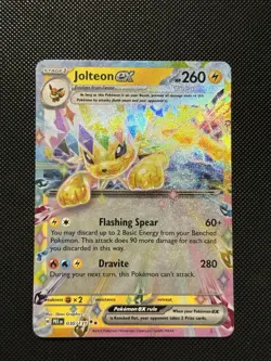 Pokemon Prismatic Evolutions - Jolteon Ex - 030/131 - Full Art Rare - M/NM - Image 2