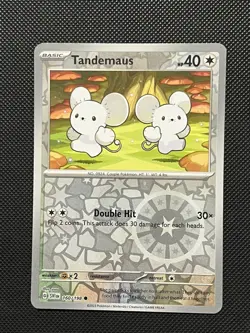 Pokemon Scarlet & Violet - Tandemaus - 160/198 - Reverse Holo - M/NM - Image 2