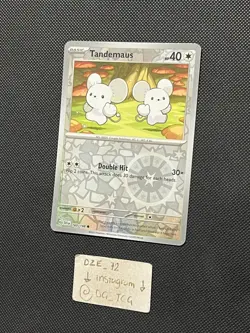 Pokemon Scarlet & Violet - Tandemaus - 160/198 - Reverse Holo - M/NM - Image 4