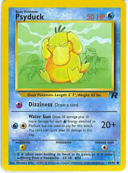 Psyduck 65/82 Team Rocket Unlimited Common MINT! Pokemon - Image 1