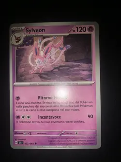 Carta Pokemon Sylveon 022/064 Ita Italiano Segreto Fiabesco - Image 1