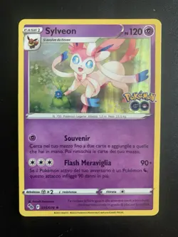Pokemon Carta Sylveon Holo Pokemon Go 035/078 Ita Italiano - Image 1