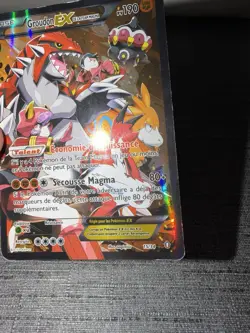 Carte Pokemon Groudon EX De La Team Magma 15/34 XY Double Danger Francais Occas - Image 5