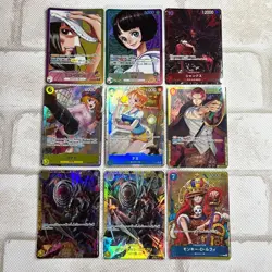 One Piece Cards Leader Parallel SEC Don!! Parallel SR 21-Card Lot - Image 1
