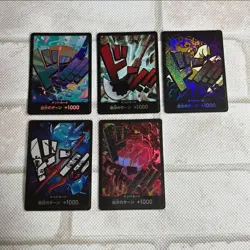 One Piece Cards Leader Parallel SEC Don!! Parallel SR 21-Card Lot - Image 3
