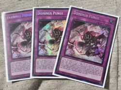 3x Dominus Purge Secret Rare MP25 1st Edition Nm Yugioh - Image 1