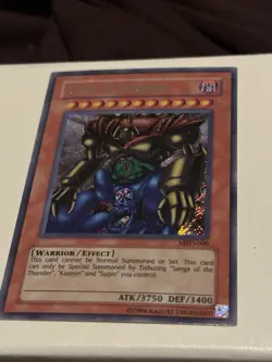 Yu-Gi-Oh! Gate Guardian Secret Rare MRD-EN000 Unlimited 1996 - Image 2
