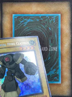 Yugioh Elemental Hero Clayman EHC2-EN002 Secret Rare Limited Edition MP - Image 5
