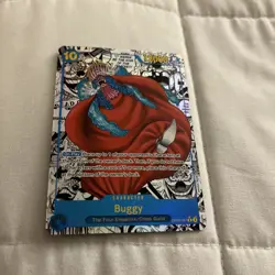 One Piece Buggy Manga English (Alt Art) TCG OP09-051 Emperors in the New World - Image 3