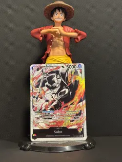 Sabo ST13-001 L Alt Art The Three Brothers One Piece TCG English NM - Image 1