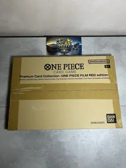 Premium Card Collection Film Red Edition ENGLISH Sealed BROWN BOX One Piece - Image 1